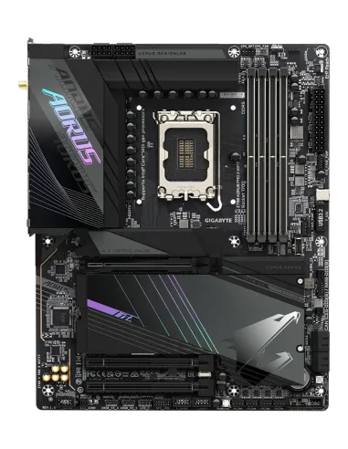 GIGABYTE Z790 AORUS PRO X WIFI7 Placa base - Soporta CPUs Intel Core de 14ª generación, VRM de 18+1+2 fases, hasta 8266MHz DDR5