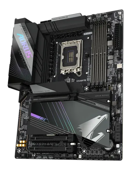 GIGABYTE Z790 AORUS PRO X WIFI7 Placa base - Soporta CPUs Intel Core de 14ª generación, VRM de 18+1+2 fases, hasta 8266MHz DDR5
