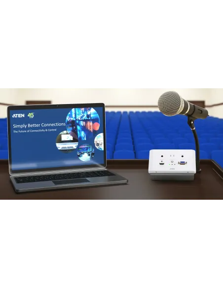 ATEN Kit de sobremesa (UE, 2 conectores) Nuevo