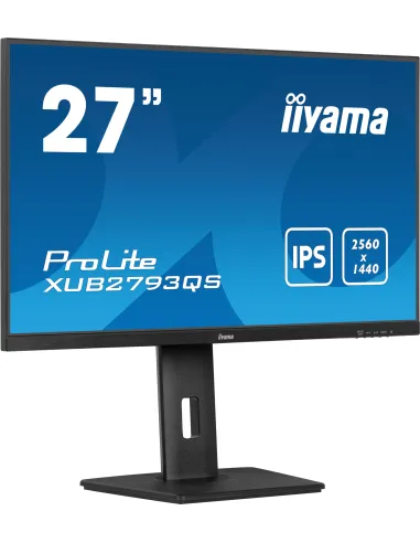 iiyama ProLite XU2793QS-B6 pantalla para PC 68,6 cm (27") 2560 x 1440 Pixeles 2K Ultra HD LED Negro