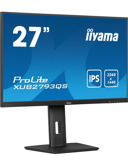 iiyama ProLite XU2793QS-B6 pantalla para PC 68,6 cm (27") 2560 x 1440 Pixeles 2K Ultra HD LED Negro