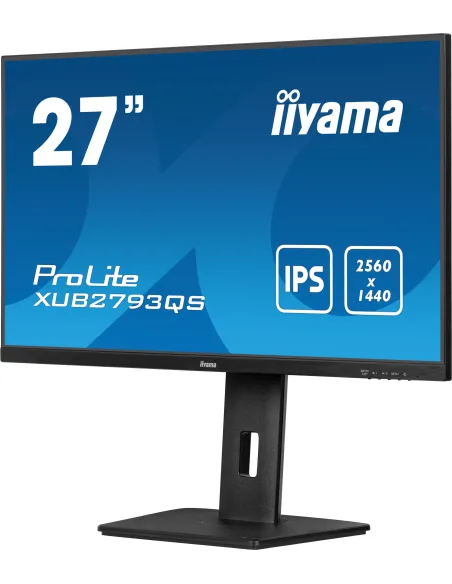 iiyama ProLite XU2793QS-B6 pantalla para PC 68,6 cm (27") 2560 x 1440 Pixeles 2K Ultra HD LED Negro