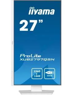 iiyama ProLite XUB2797QSN-W1 pantalla para PC 68,6 cm (27") 2560 x 1440 Pixeles Wide Quad HD LED Blanco 2