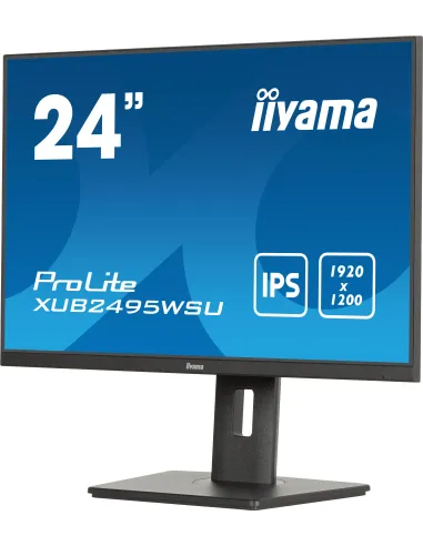 iiyama ProLite XUB2495WSU-B7 pantalla para PC 61 cm (24") 1920 x 1200 Pixeles 4K Ultra HD LED Negro