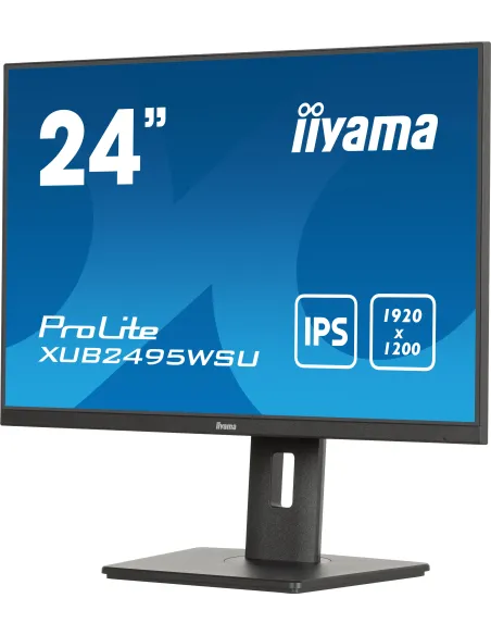 iiyama ProLite XUB2495WSU-B7 pantalla para PC 61 cm (24") 1920 x 1200 Pixeles 4K Ultra HD LED Negro