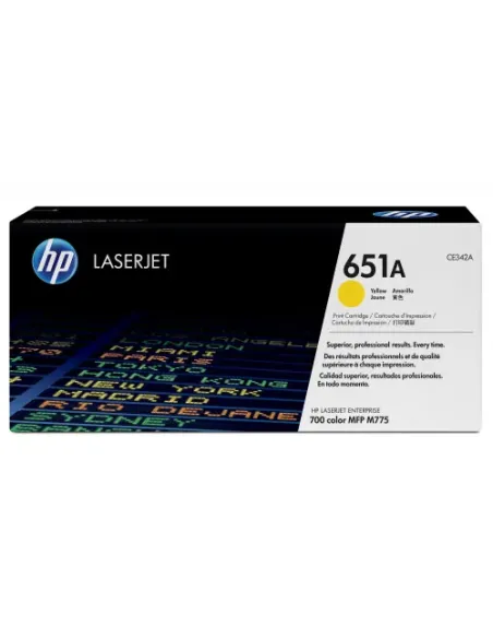 HP TONER 651A AMARILLO (CE342A)