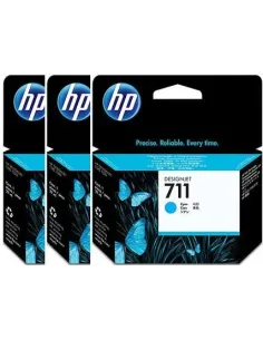 HP 711XL PACK 3 CARTUCHOS DE TINTA HP711XL CIAN (CZ134A)