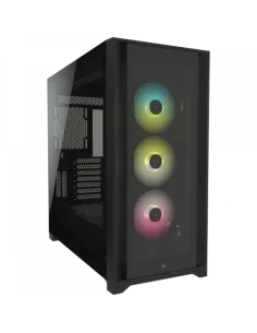 Corsair iCUE 5000X RGB Midi Tower Negro