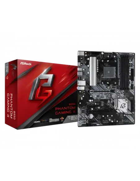 Asrock B550 Phantom Gaming 4 AMD B550 Zócalo AM4 ATX