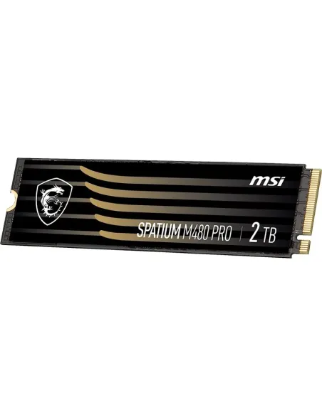 MSI Spatium M480 PRO PCIE 4.0 NVME M.2 2TB unidad de estado sólido PCI Express 4.0 3D NAND MSI Spatium M480 PRO PCIE 4.0 NVME M.2 2TB unidad de estado sólido PCI Express 4.0 3D NAND