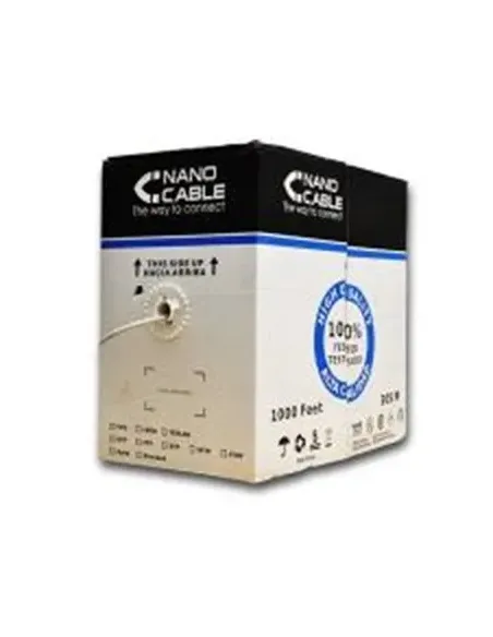 Nanocable CABLE RED RJ45 CAT.6 FTP RIGIDO AWG24, 305 M