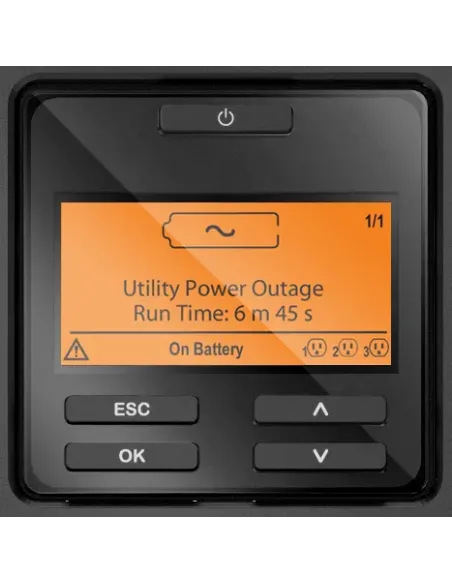 APC Smart-UPS On-Line sistema de alimentación ininterrumpida (UPS) Doble conversión (en línea) 2,2 kVA 1980 W 10 salidas AC