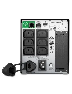 APC SMT750IC sistema de alimentación ininterrumpida (UPS) Línea interactiva 0,75 kVA 500 W 6 salidas AC 2