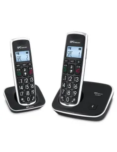 SPC 7609N Telefono DECT COMFORT KAISER DUO Negro