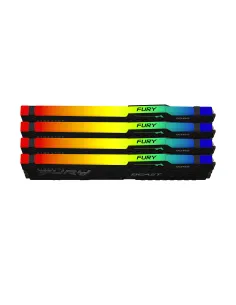 Kingston Technology FURY Beast 128 GB 5200 MT s DDR5 CL40 DIMM (Kit de 4) RGB XMP 2
