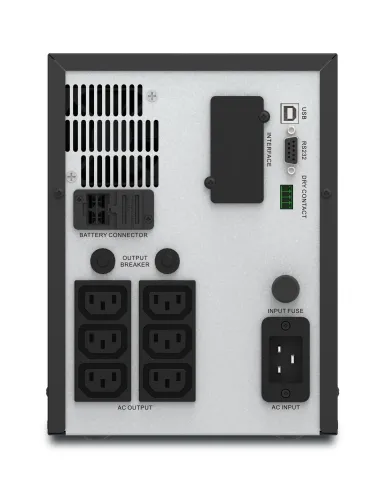 APC Easy UPS SMV sistema de alimentación ininterrumpida (UPS) Línea interactiva 3 kVA 2100 W 6 salidas AC
