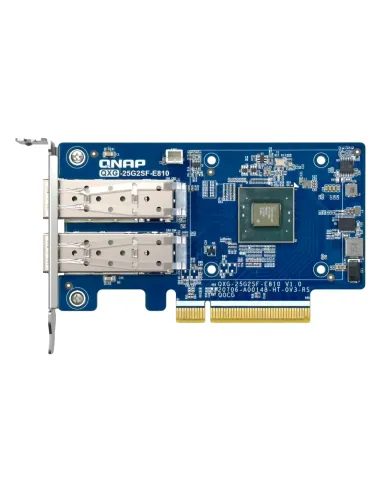 QNAP QXG-25G2SF-E810 adaptador y tarjeta de red Interno Fibra 25000 Mbit s