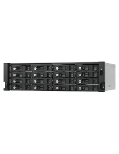 QNAP TL-R1600PES-RP caja para disco duro externo Carcasa de disco duro SSD Negro, Gris 2.5 3.5"