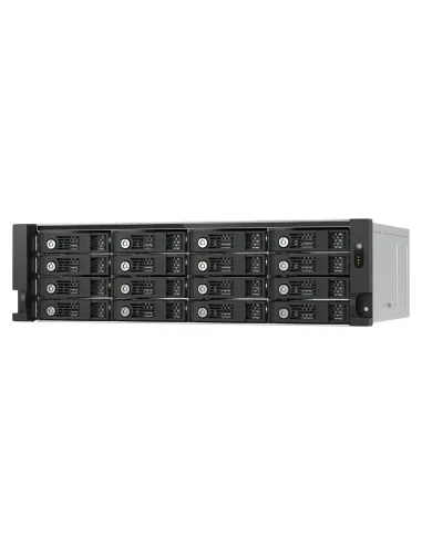 QNAP TL-R1600PES-RP caja para disco duro externo Carcasa de disco duro SSD Negro, Gris 2.5 3.5"