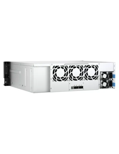 QNAP TL-R1600PES-RP caja para disco duro externo Carcasa de disco duro SSD Negro, Gris 2.5 3.5"