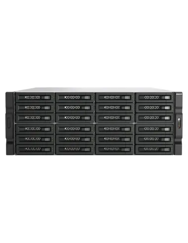 QNAP TL-R2400PES-RP caja para disco duro externo Carcasa de disco duro SSD Negro, Gris 2.5 3.5"