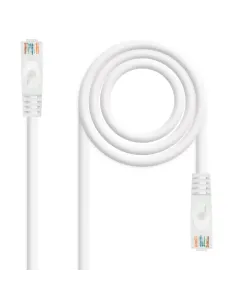 Nanocable Cable de red latiguillo RJ45 LSZH Cat.6A UTP AWG24, Blanco, 3.0m
