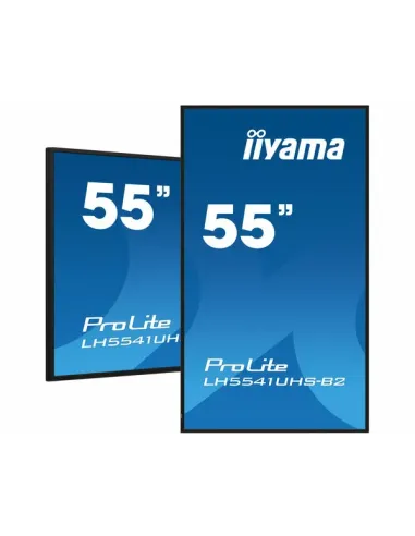 iiyama LH5541UHS-B2 pantalla de señalización Diseño de quiosco 138,7 cm (54.6") LCD 500 cd   m² 4K Ultra HD Negro Procesador