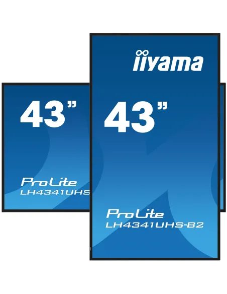 iiyama LH4341UHS-B2 pantalla de señalización 108 cm (42.5") LCD 500 cd   m² 4K Ultra HD Procesador incorporado Android 8.0 18 7