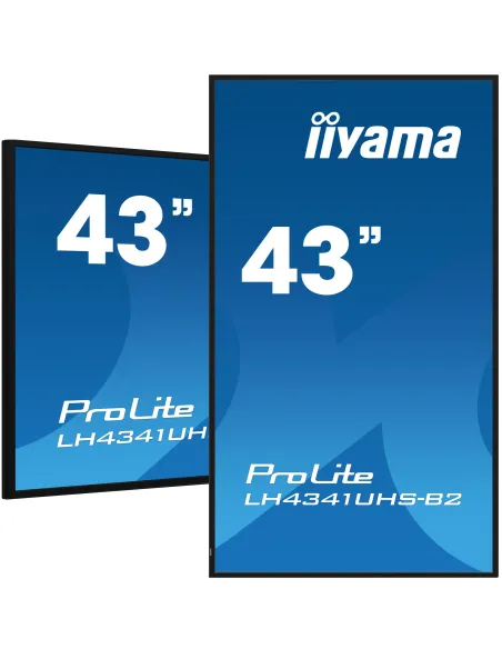 iiyama LH4341UHS-B2 pantalla de señalización 108 cm (42.5") LCD 500 cd   m² 4K Ultra HD Procesador incorporado Android 8.0 18 7