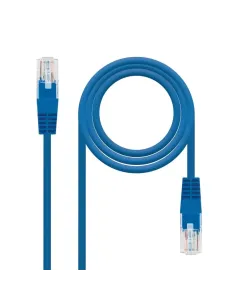 Nanocable Cable Red Latiguillo RJ45 CAT.6 UTP AWG24, Azul, 25 cm