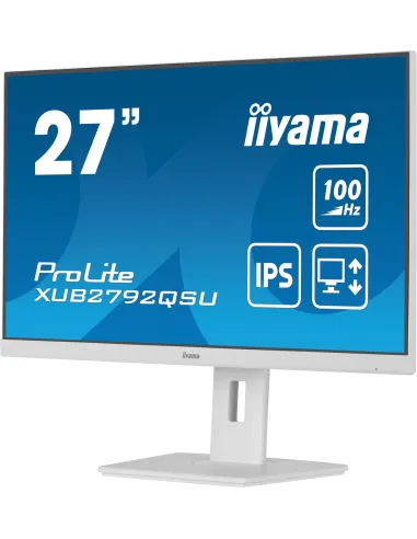 iiyama ProLite XUB2792QSU-W6 pantalla para PC 68,6 cm (27") 2560 x 1440 Pixeles Wide Quad HD LED Blanco