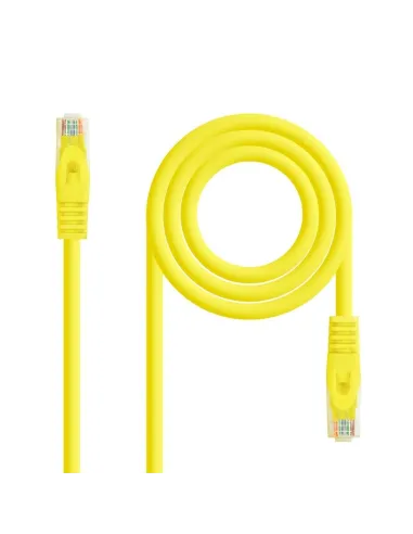 Nanocable Cable Red Latiguillo RJ45 LSZH CAT.6A UTP AWG24, Amarillo, 25 cm