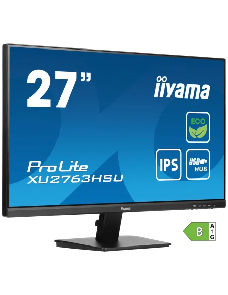 iiyama ProLite XU2763HSU-B1 pantalla para PC 68,6 cm (27") 1920 x 1080 Pixeles Full HD LED Negro