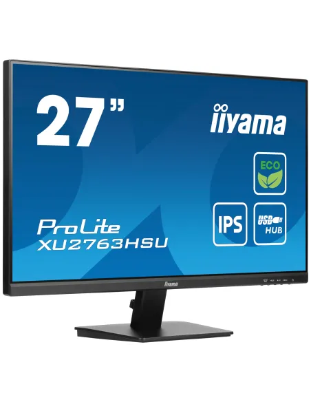 iiyama ProLite XU2763HSU-B1 pantalla para PC 68,6 cm (27") 1920 x 1080 Pixeles Full HD LED Negro