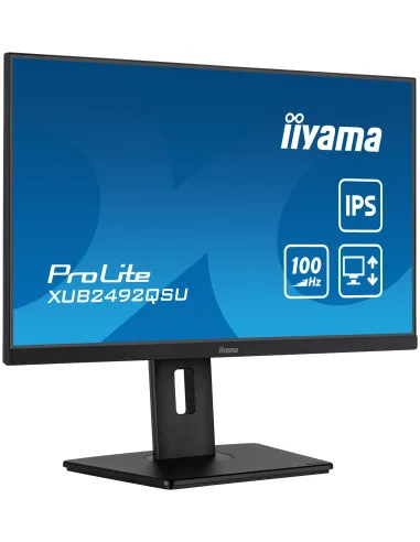 iiyama ProLite XUB2492QSU-B1 pantalla para PC 60,5 cm (23.8") 2560 x 1440 Pixeles Wide Quad HD LED Negro