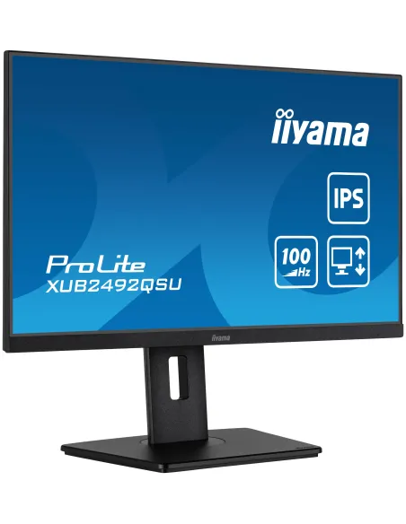iiyama ProLite XUB2492QSU-B1 pantalla para PC 60,5 cm (23.8") 2560 x 1440 Pixeles Wide Quad HD LED Negro