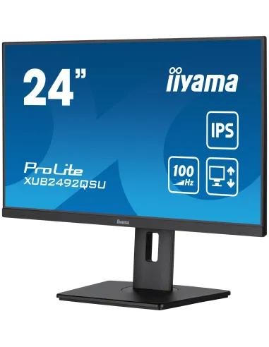iiyama ProLite XUB2492QSU-B1 pantalla para PC 60,5 cm (23.8") 2560 x 1440 Pixeles Wide Quad HD LED Negro