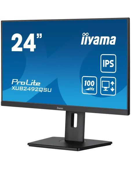 iiyama ProLite XUB2492QSU-B1 pantalla para PC 60,5 cm (23.8") 2560 x 1440 Pixeles Wide Quad HD LED Negro