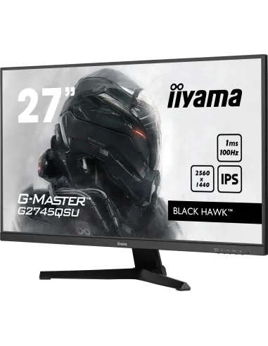 iiyama G-MASTER G2745QSU-B1 pantalla para PC 68,6 cm (27") 2560 x 1440 Pixeles Dual WQHD LED Negro
