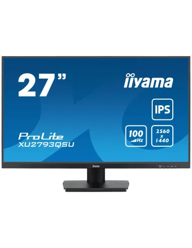 iiyama ProLite XU2793QSU-B6 pantalla para PC 68,6 cm (27") 2560 x 1440 Pixeles Wide Quad HD LED Negro