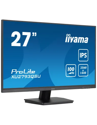 iiyama ProLite XU2793QSU-B6 pantalla para PC 68,6 cm (27") 2560 x 1440 Pixeles Wide Quad HD LED Negro