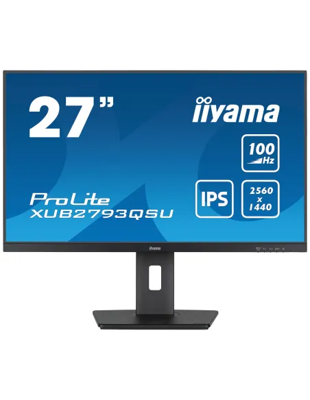 iiyama ProLite XUB2793QSU-B6 LED display 68,6 cm (27") 2560 x 1440 Pixeles Quad HD Negro