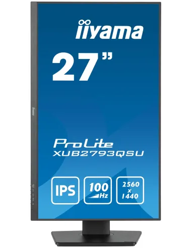 iiyama ProLite XUB2793QSU-B6 LED display 68,6 cm (27") 2560 x 1440 Pixeles Quad HD Negro