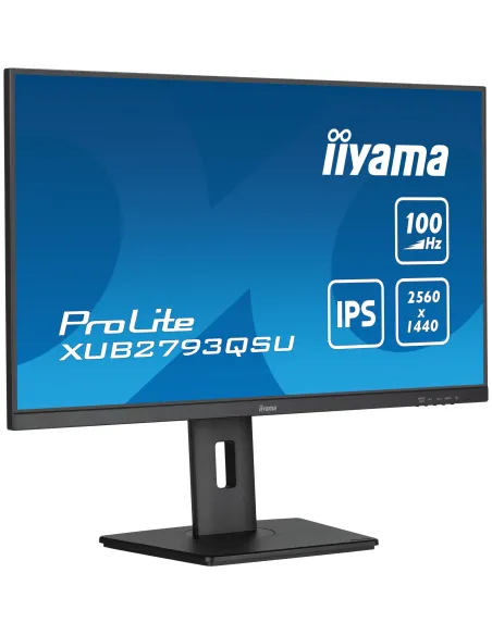 iiyama ProLite XUB2793QSU-B6 LED display 68,6 cm (27") 2560 x 1440 Pixeles Quad HD Negro