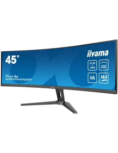 iiyama G-MASTER 45"LCD Curved Bus. UWQHD pantalla para PC 114,3 cm (45") 5120 x 1440 Pixeles Dual QHD LED Negro