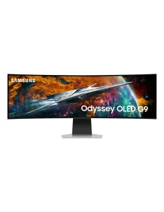 Samsung G95SC pantalla para PC 124,5 cm (49") 5120 x 1440 Pixeles Dual QHD OLED Plata