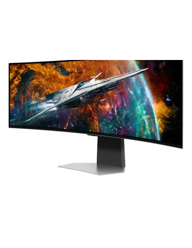 Samsung G95SC pantalla para PC 124,5 cm (49") 5120 x 1440 Pixeles Dual QHD OLED Plata