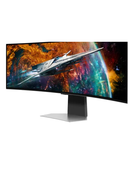 Samsung G95SC pantalla para PC 124,5 cm (49") 5120 x 1440 Pixeles Dual QHD OLED Plata