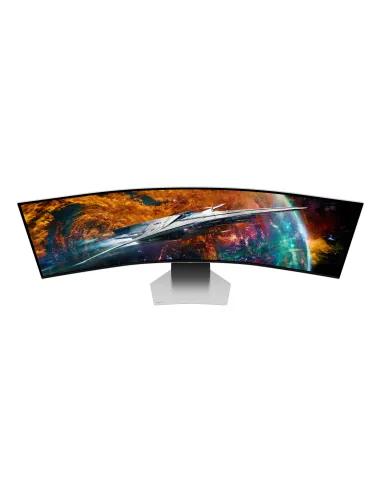 Samsung G95SC pantalla para PC 124,5 cm (49") 5120 x 1440 Pixeles Dual QHD OLED Plata