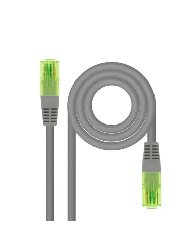 Nanocable Cable de Red Latiguillo RJ45 CAT.6 UTP AWG26 CCA, Gris, 50 cm